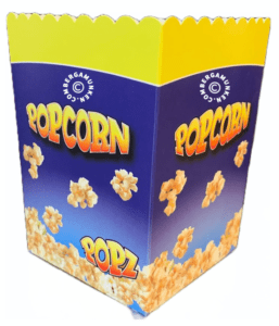 Popcornbägare liten 0.8 liter