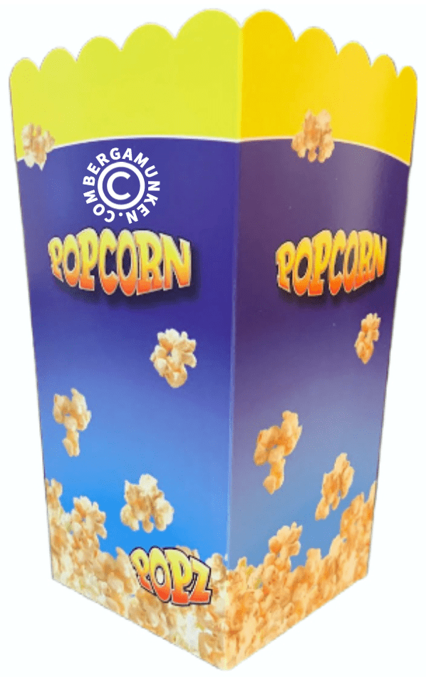 Popcornbägare mellan